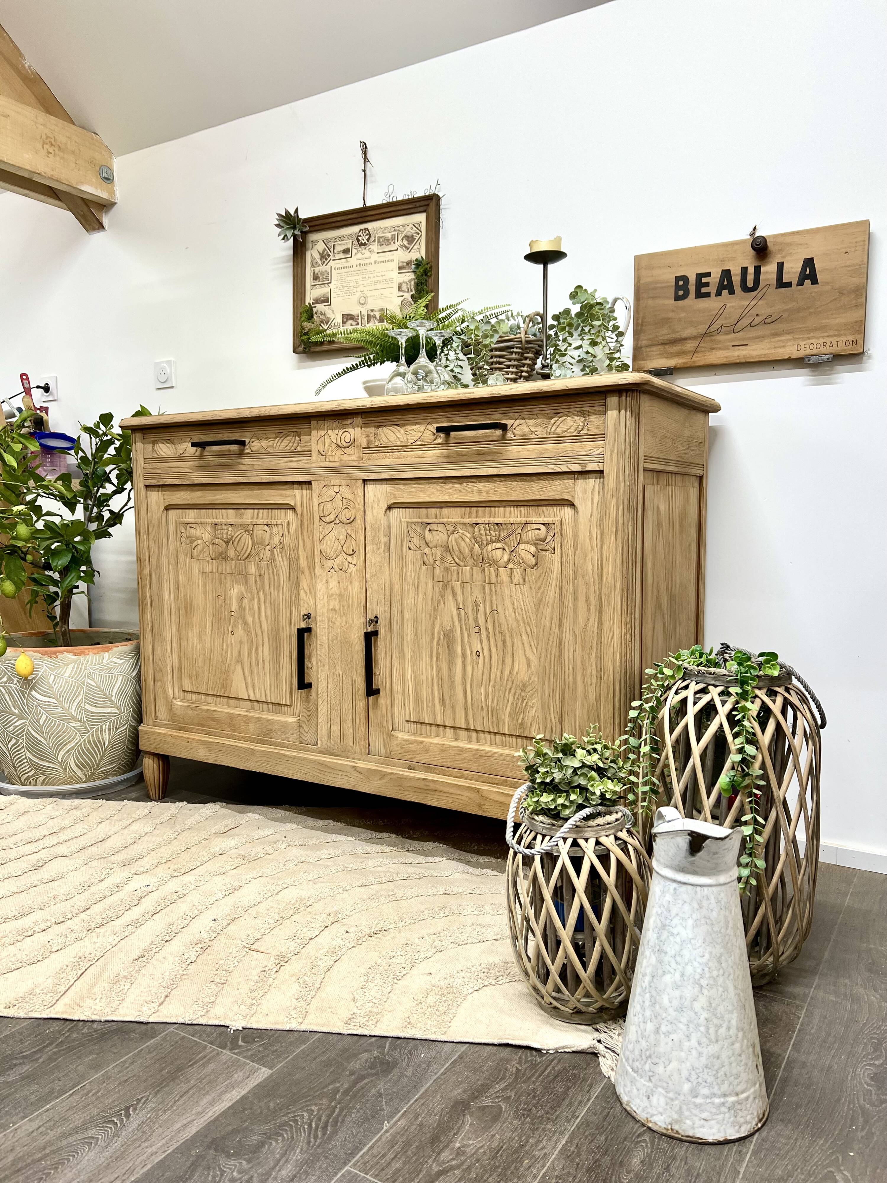 Oak sideboard