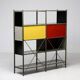 Wim Rietveld Model 663-2 Modular Metal Storage Cabinet for Gispen, 1954
