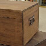 Walnut travel chest