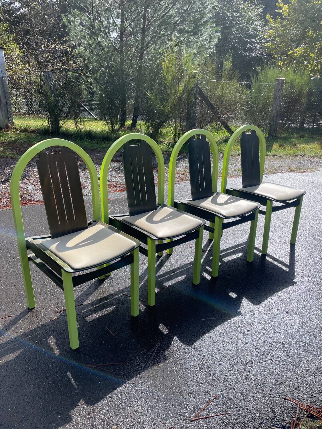 4 Baumann Argos wooden chairs