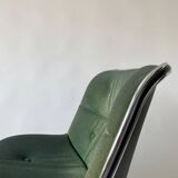 Chrome rotary chair