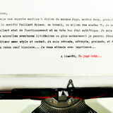 Japy baby Hermes cream new ribbon typewriter