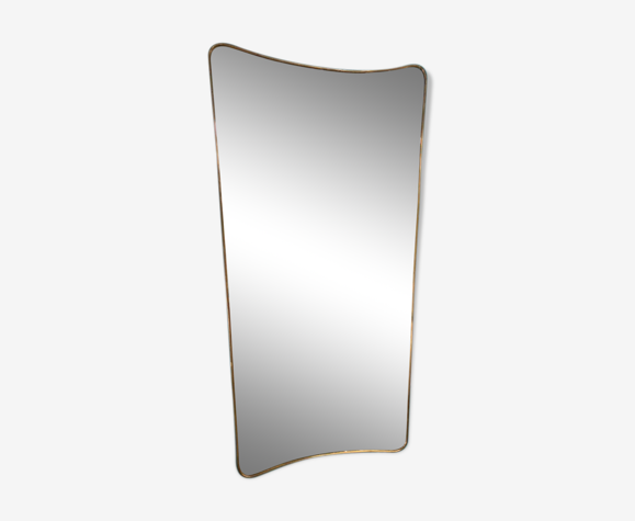 Miroir en laiton - 115x58cm