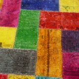 Tapis d'Orient "Patchwork" fin