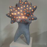 Ceramic lamp by agnes debizet. contemporary ceramist.