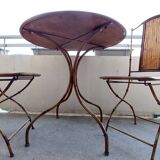 Bamboo style table + 2 chairs set