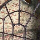 Mirror arched in wrought iron 180x137cm