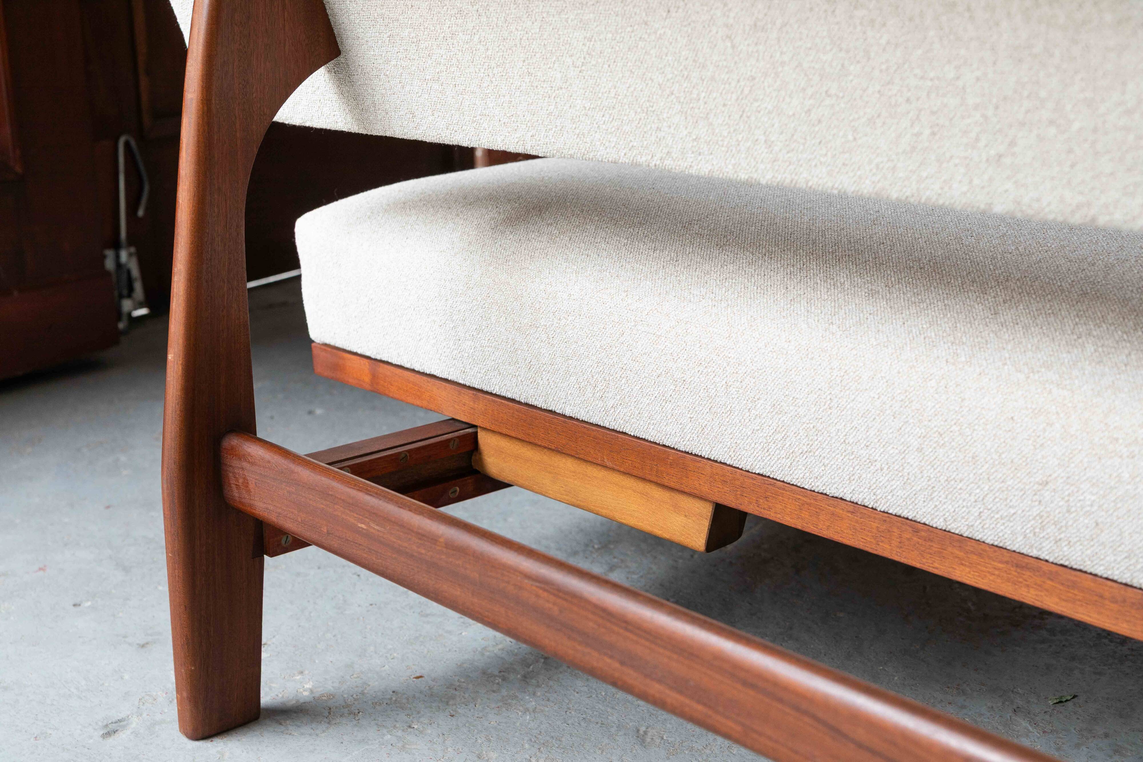 Daybed/ 3-seater sofa by Hans Bellmann for Wilkhahn, Germany, 1960's