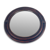 Miroir rond en rotin, 1970