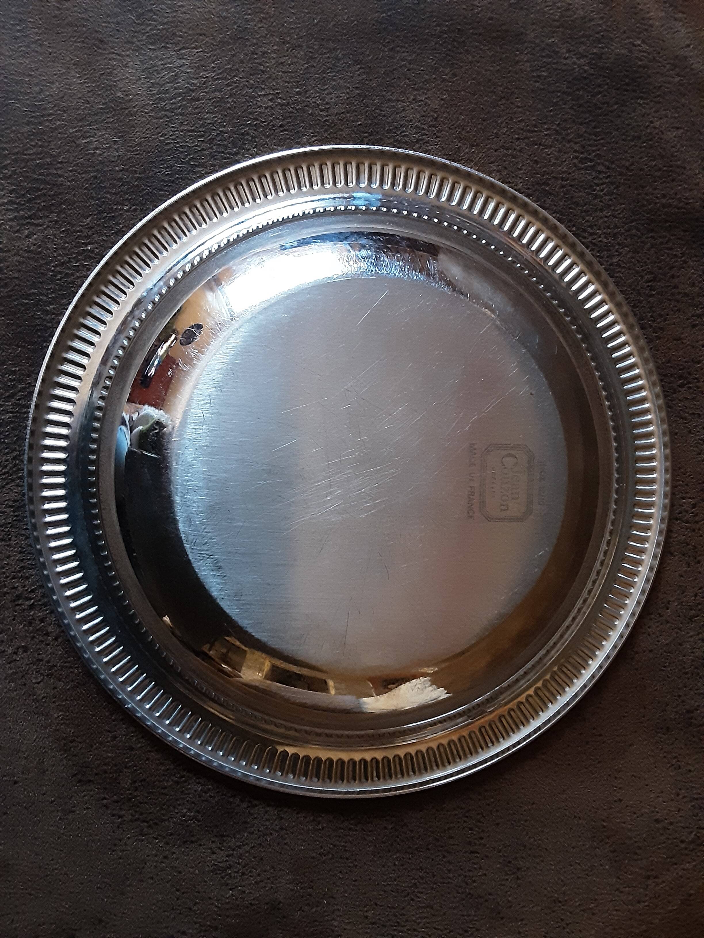 Vintage metal bowl by Jean Couzon