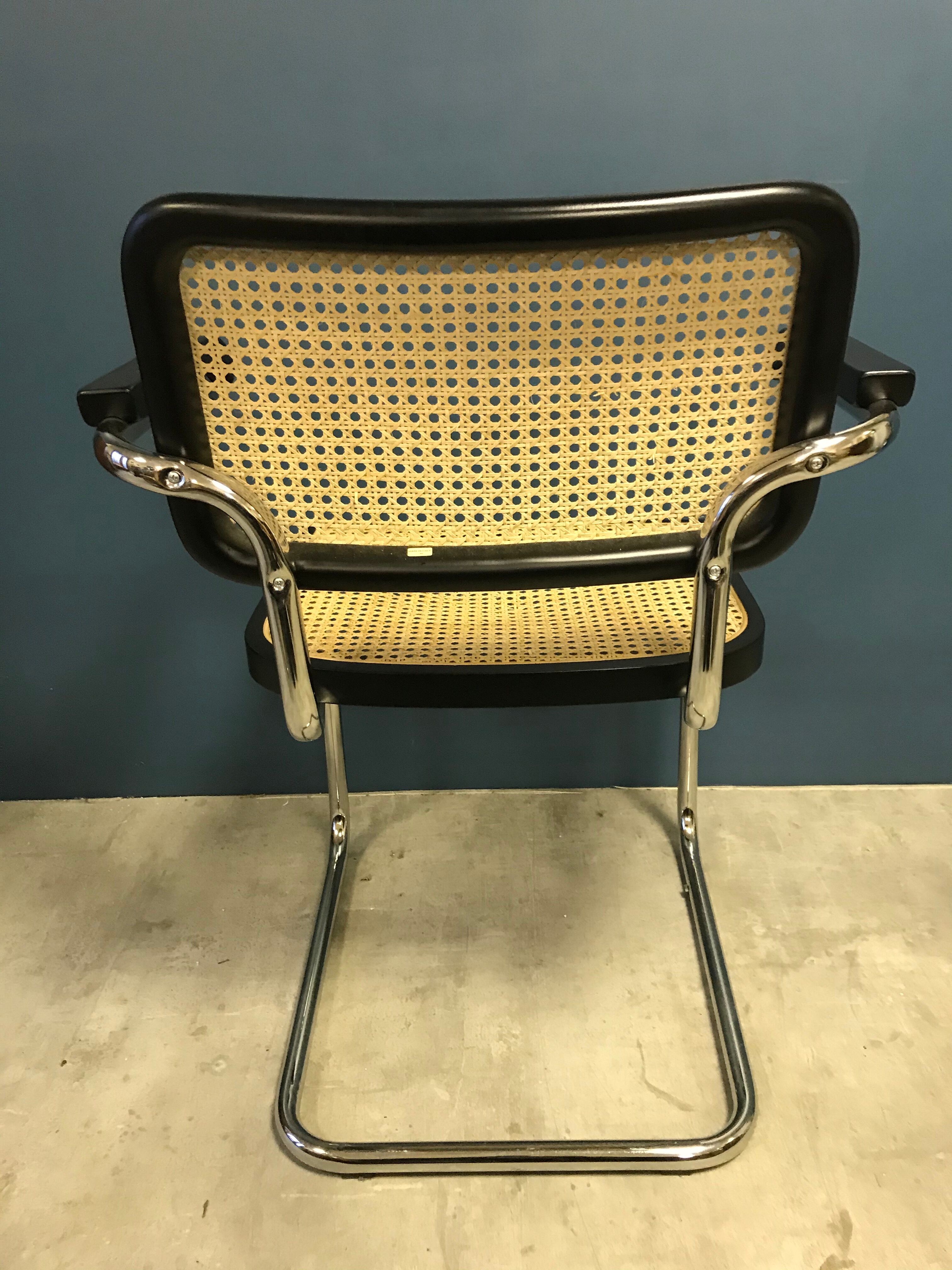 B64 Marcel Breuer armchair with canning
