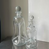 Holmegaatd set of 2 Decanters XL & L sizes Vintage