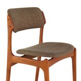 Set of 6 Erik Buch dining chairs 'Kongvund' - danish design teak