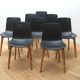 Suite de 8 chaises de bureau Lottus Chair, Enea