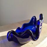 Vide poche verre bleu