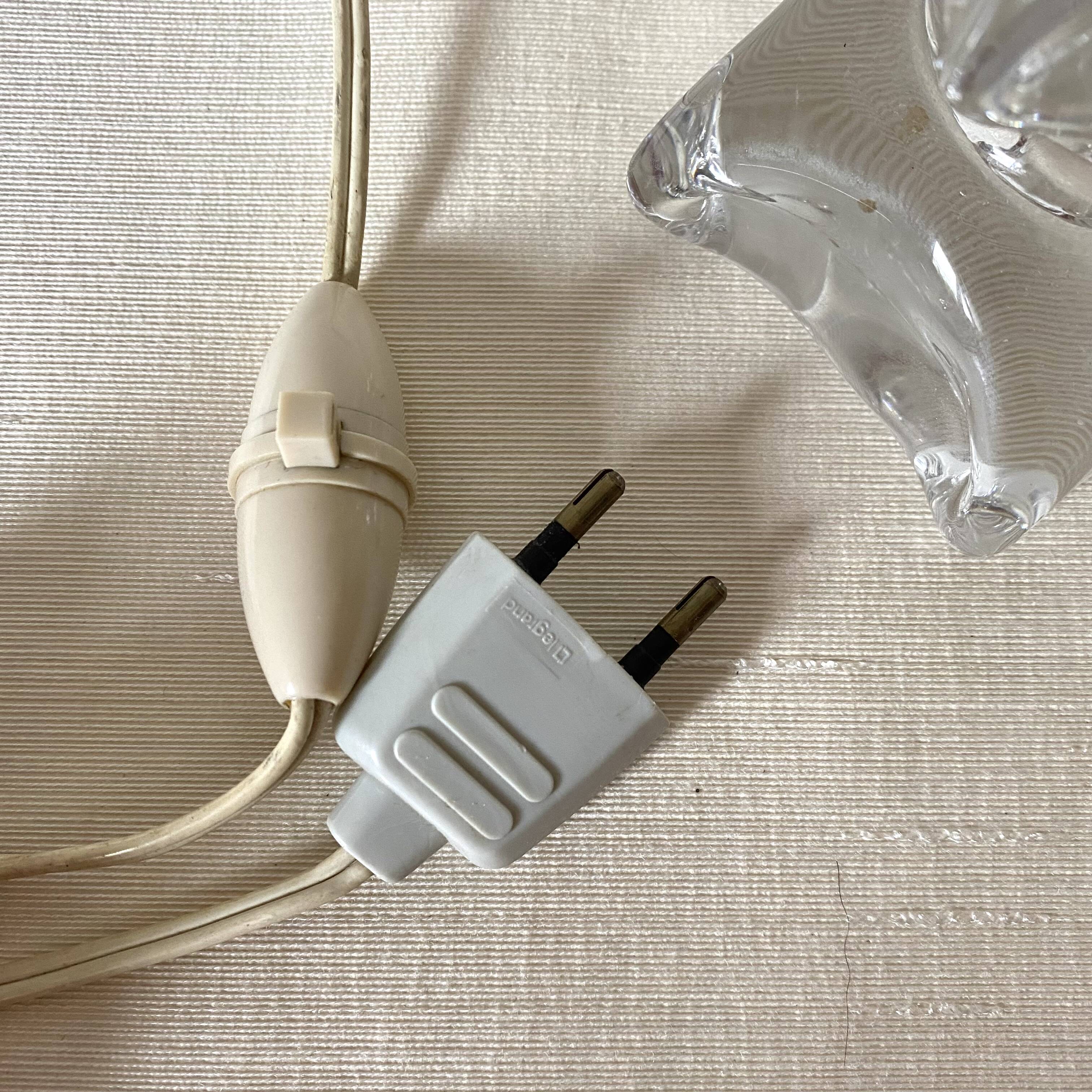 Daum style crystal lamp, 1950s