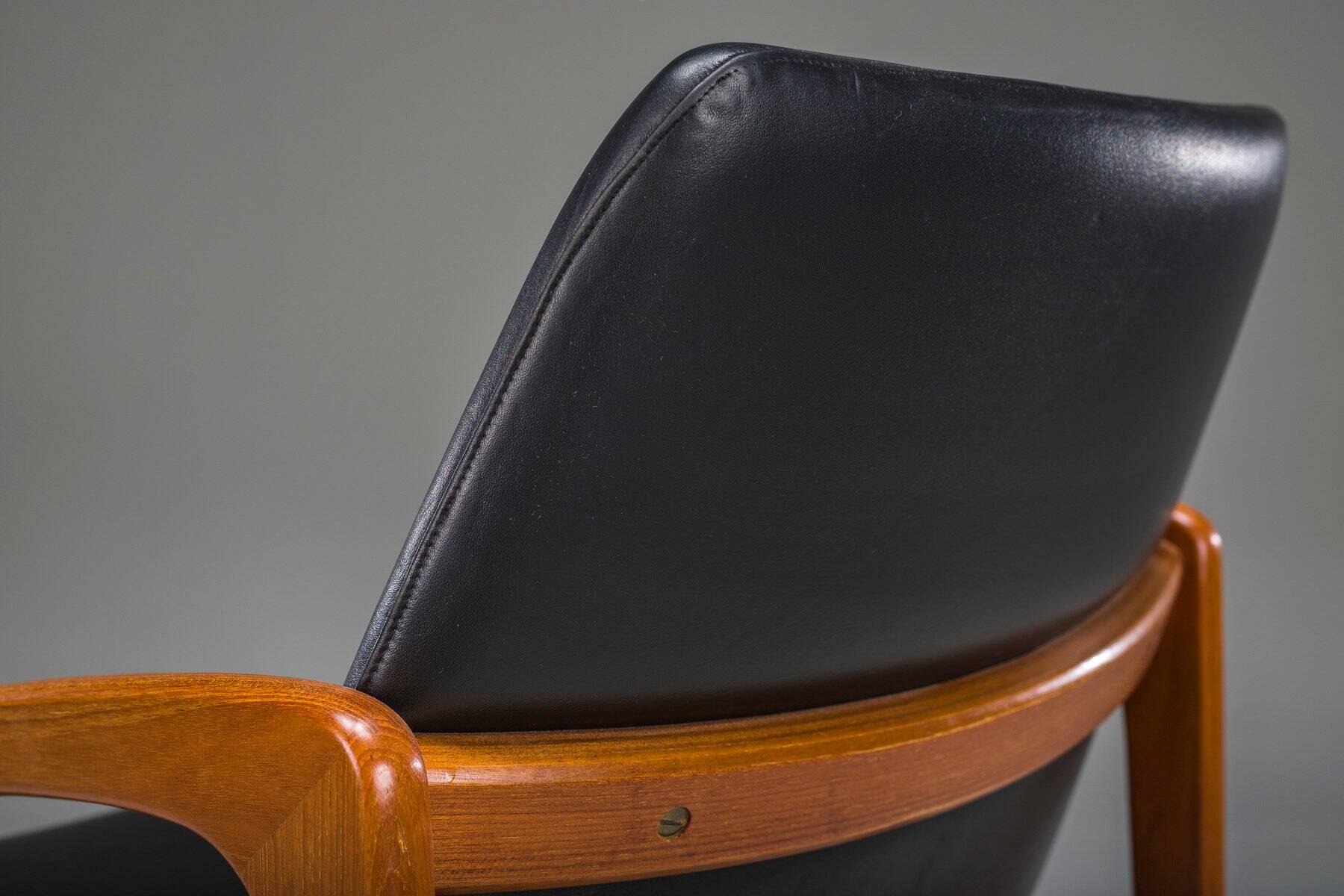 Mid-century Model 23 dining chair by Henning Kjærnulf for Korup Stolefabrik, 1960s