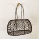 Panier vintage à anse en métal