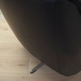 Fauteuil pivotant, design danois, années 1970, designer : Werner Langenfeld, fabrication : Esa