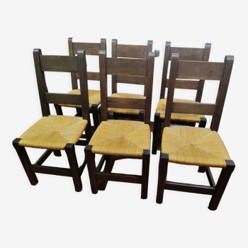 Lot de six chaises