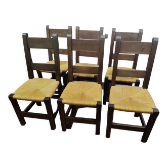 Set of six chairs