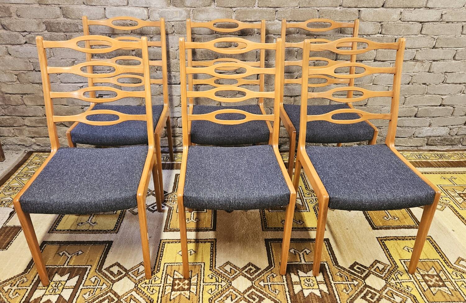 6 Scandinavian chairs 1960