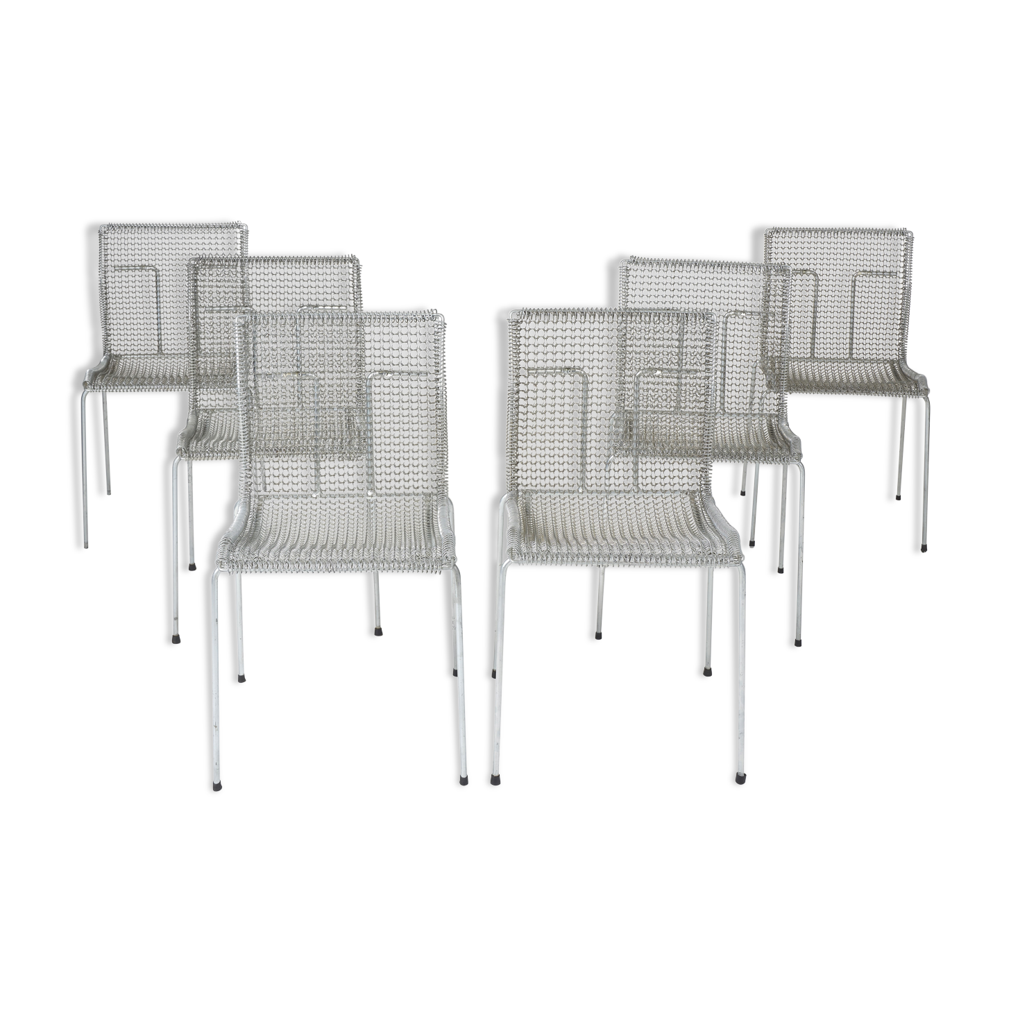 Lot de 6 chaises « Rascal » Niall O’Flynn pour T Spectrum 1997.