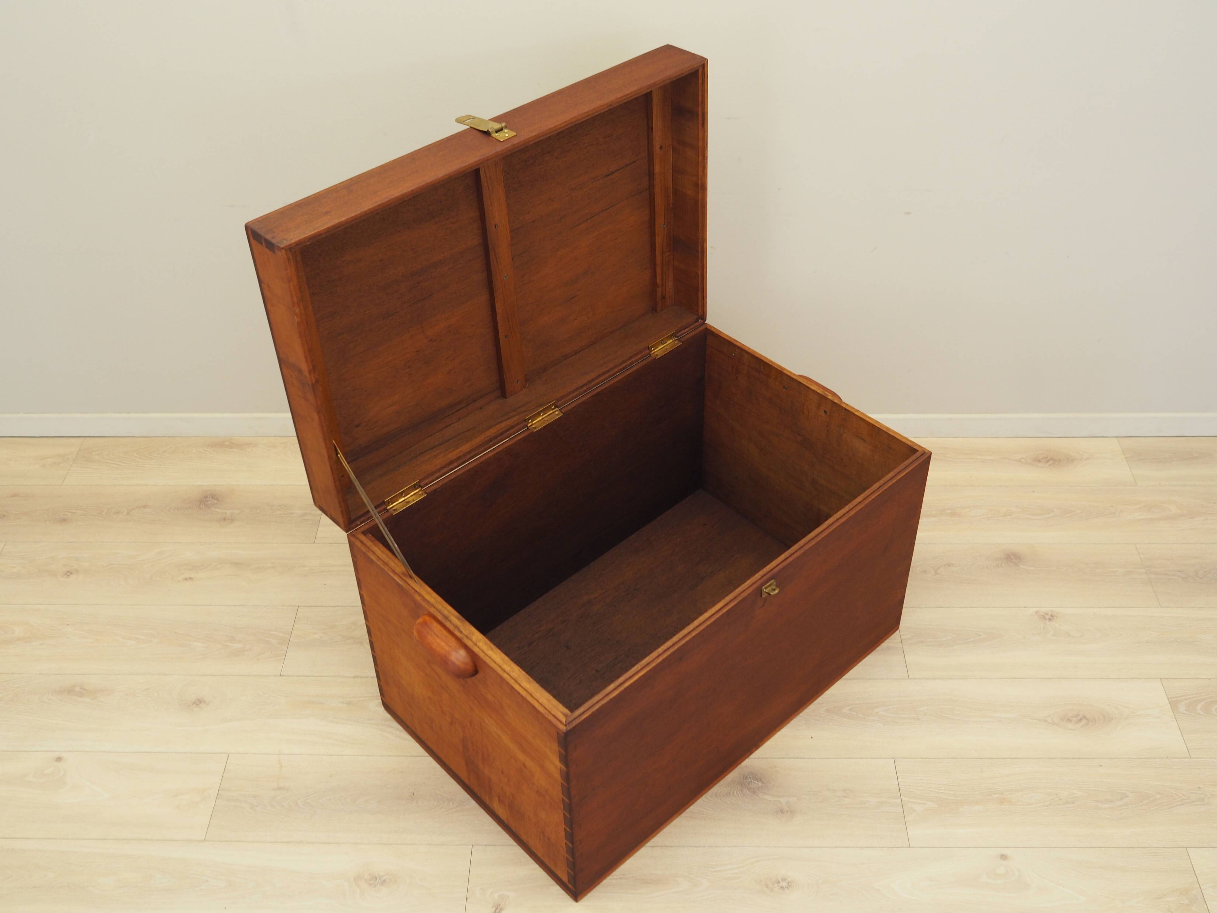 Teak chest, Scandinavian design, 1960s, production: Denmark