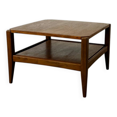 Table basse scandinave en teck et formica, années 1960.