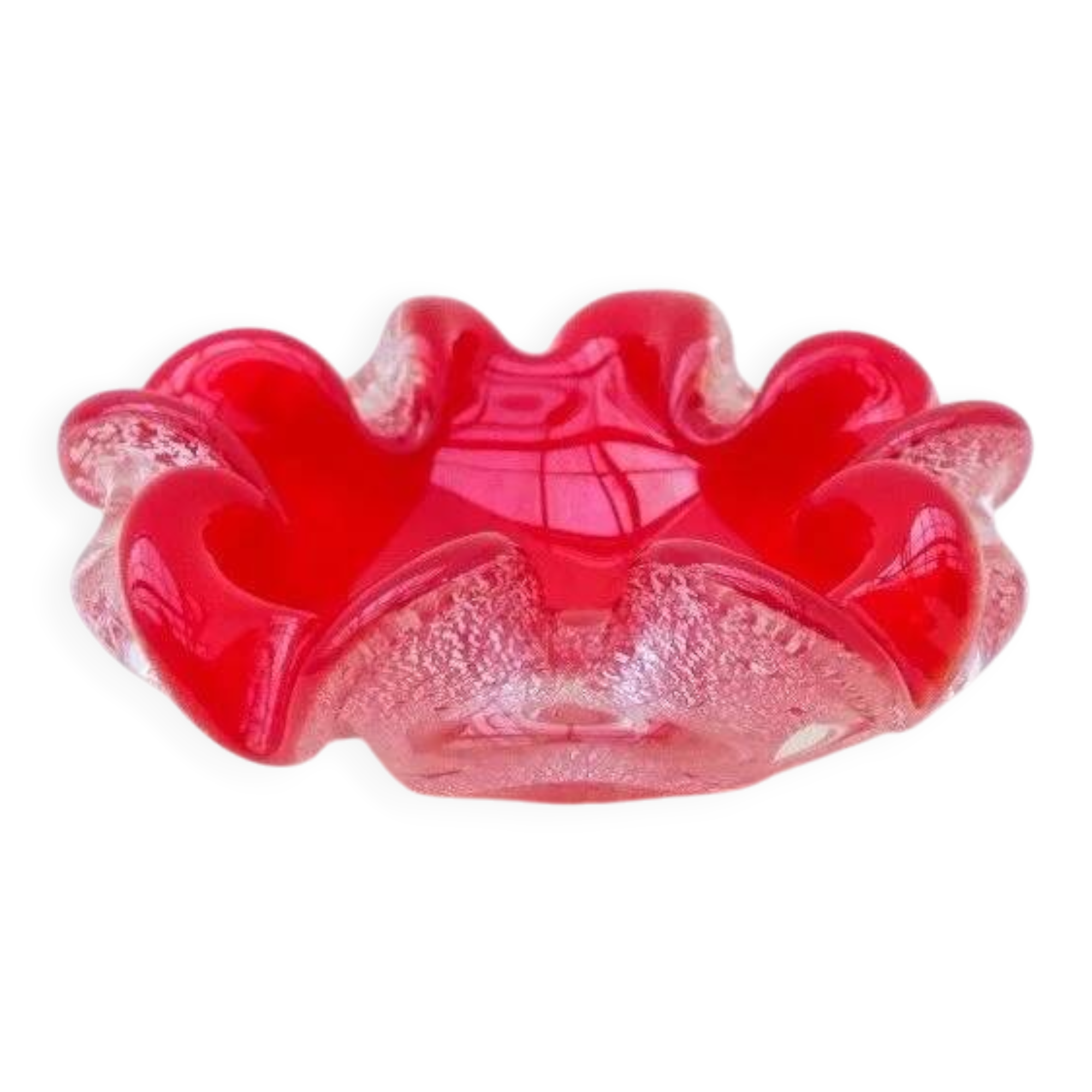 Murano blown glass pocket tray, 1970