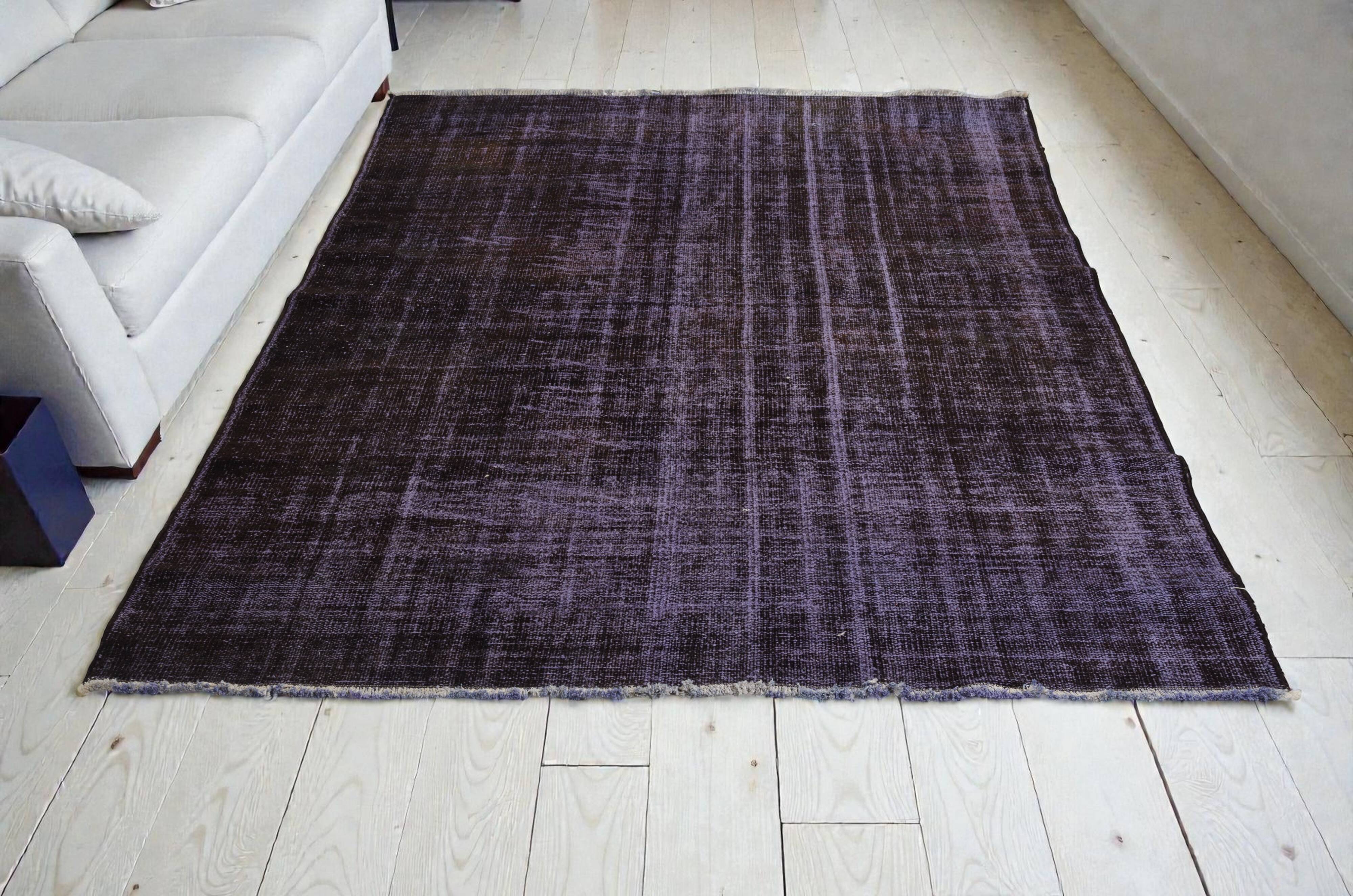 Dark Gray Anatolian Decorative Carpet