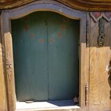 18th-eme s polychrome fir showcase