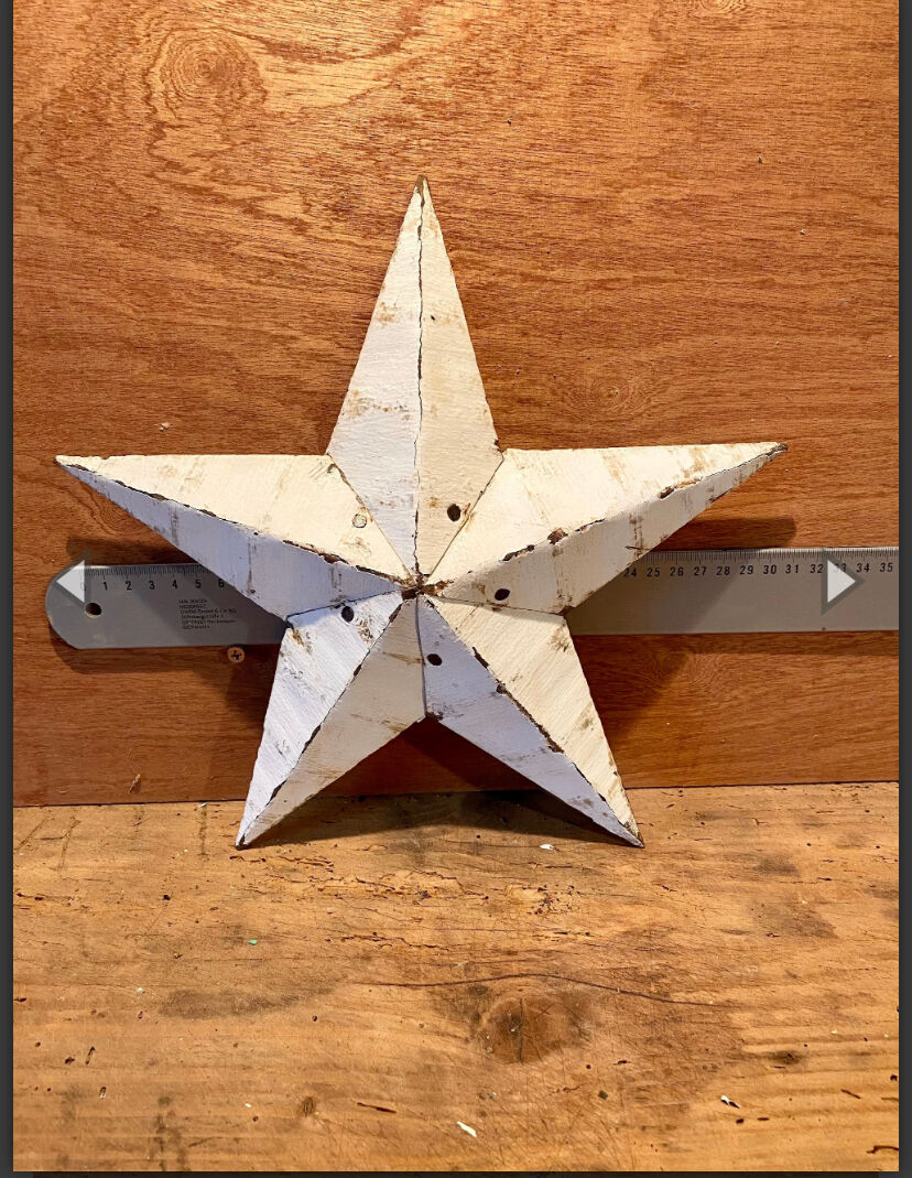 White amish star 30cm