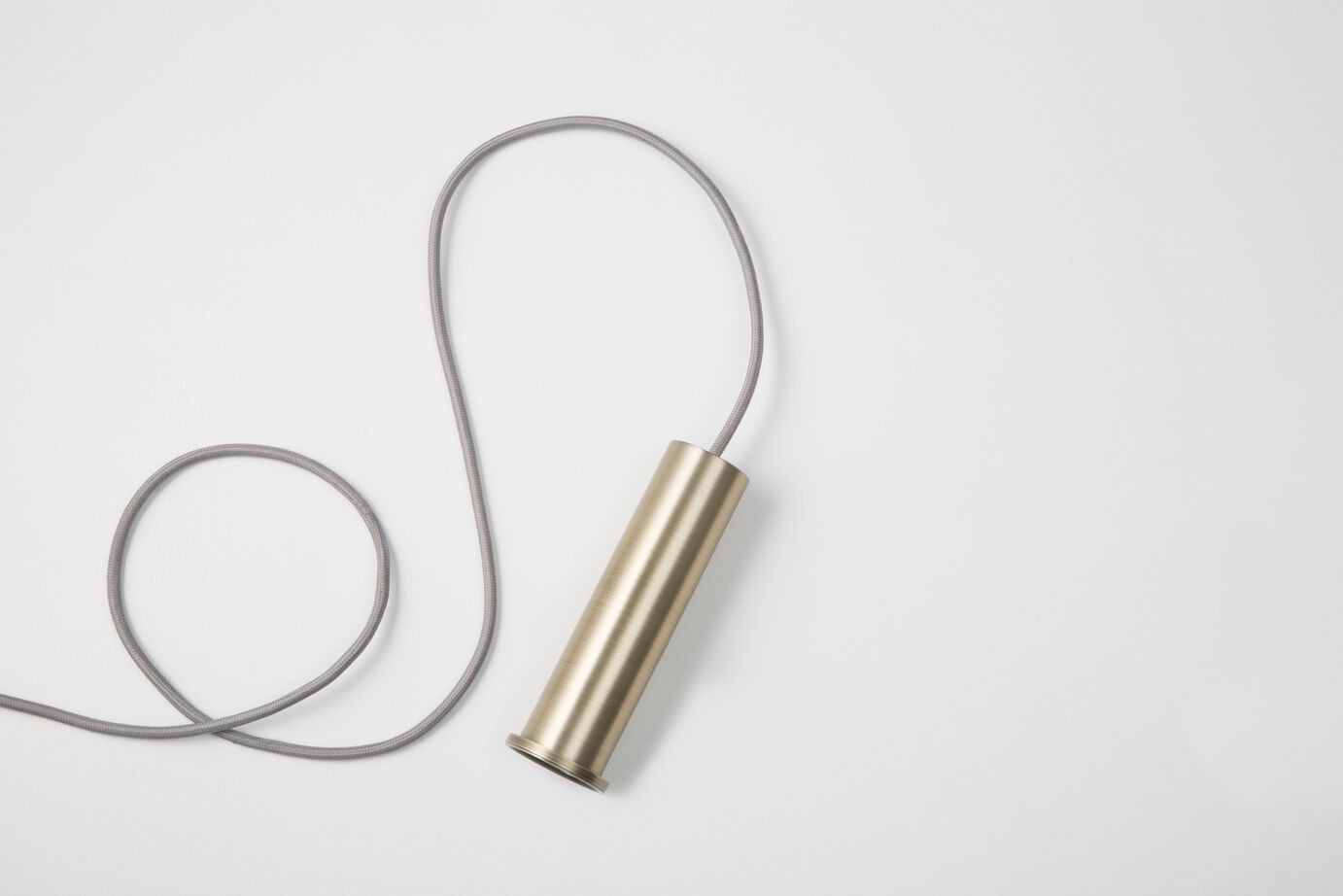 Long brass tube suspension