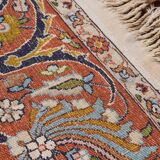 Handwoven Medallion Rug - With Flowers