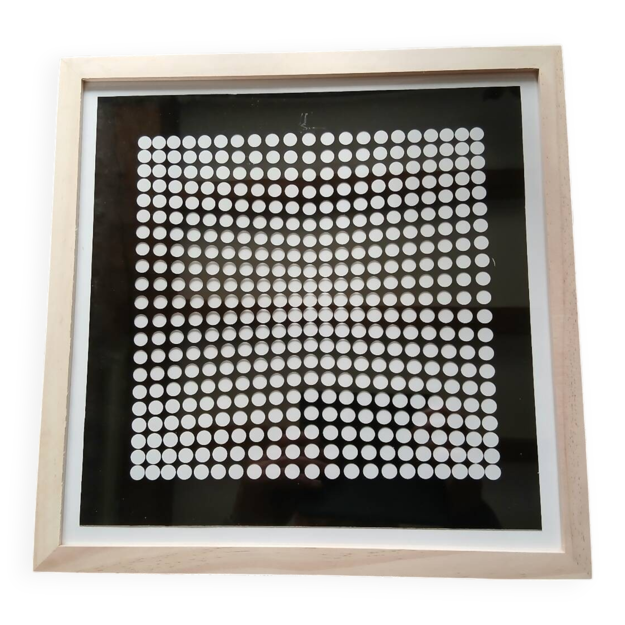Victor Vasarely Kinetic Serigraph Deep V27