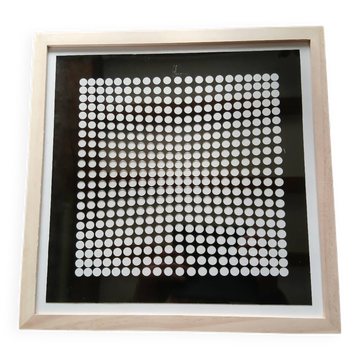 Victor Vasarely Kinetic Serigraph Deep V27