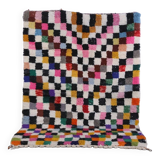 Handmade wool Berber rug 250x150 cm