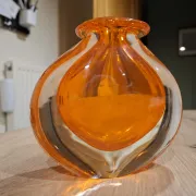 Vintage Murano glass Sommerso vase - Attributed to Flavio Poli / Se