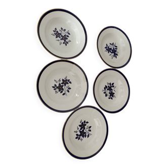 Colette deep plates from Moulin des Loups