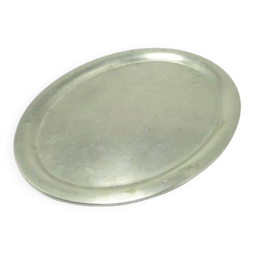 Plateau de restaurant AAV, minimalisme, alpaca argenté, Pologne, années 1920
