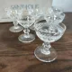 Set of 6 crystal digestif glasses from Saint Louis Trianon.