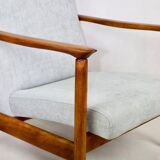 Light Blue GFM-142 Armchair by Edmund Homa, 1970s