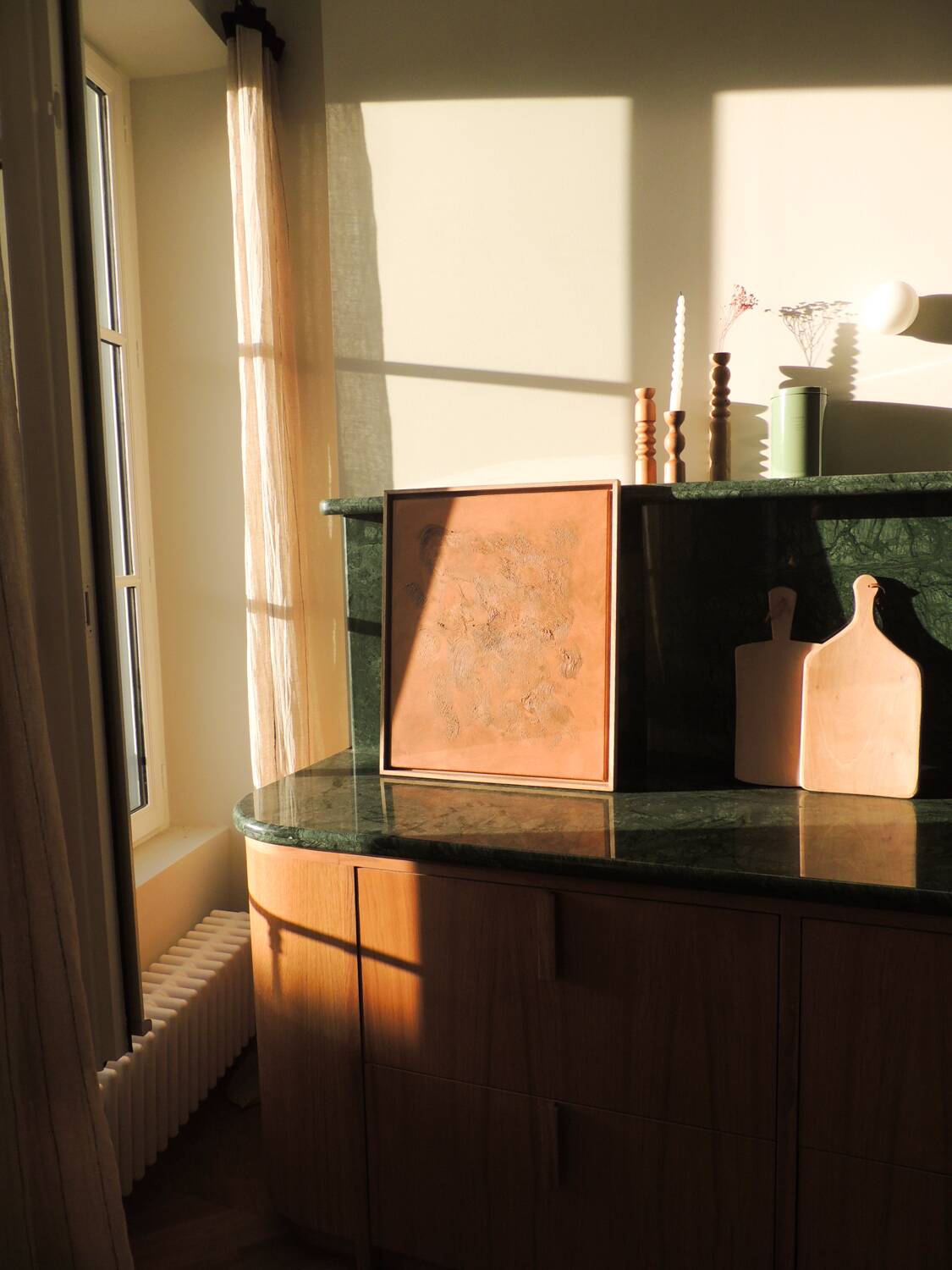 Ochre relief painting