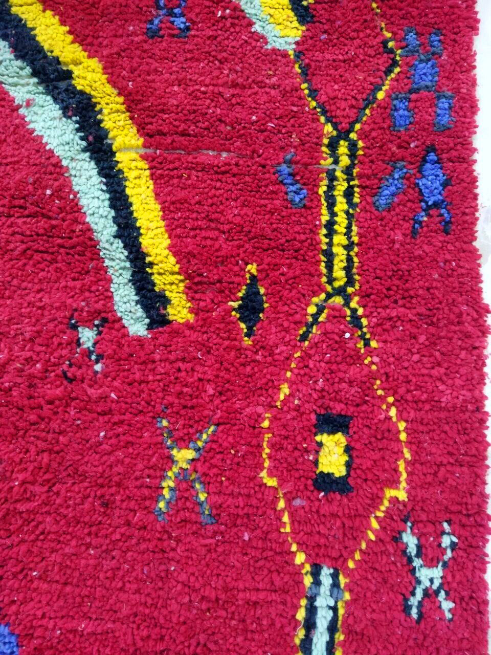 Moroccan carpet red 298x198cm