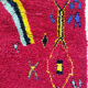 Tapis marocain rouge 298x198cm