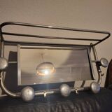 Coat and hat racks in aluminum from the 1950s