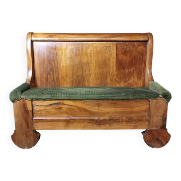 Louis Philippe walnut bench