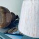 Vintage ceramic lamp signed