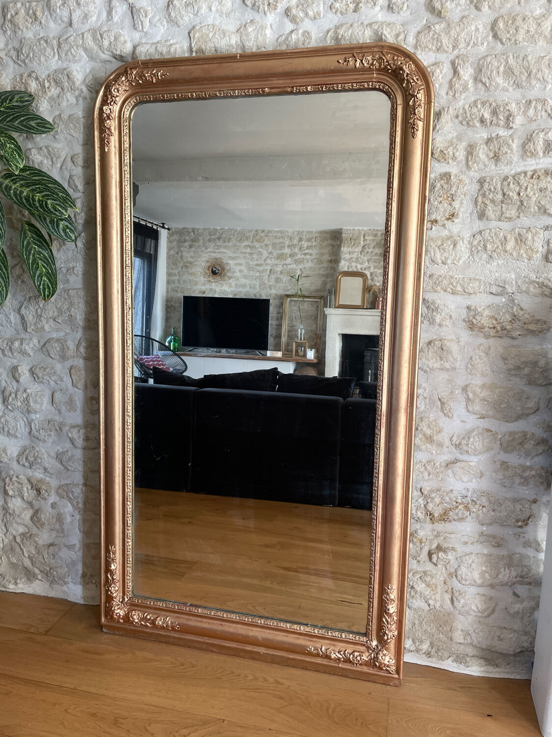 Antique Louis Philippe mercury mirror